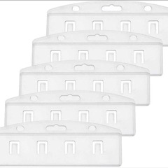 国境を越えたamazonアマゾンの人気横柄なpcプラスチック証明書カードカバーは極めて簡単なプラスチック証明書カードカバーである
