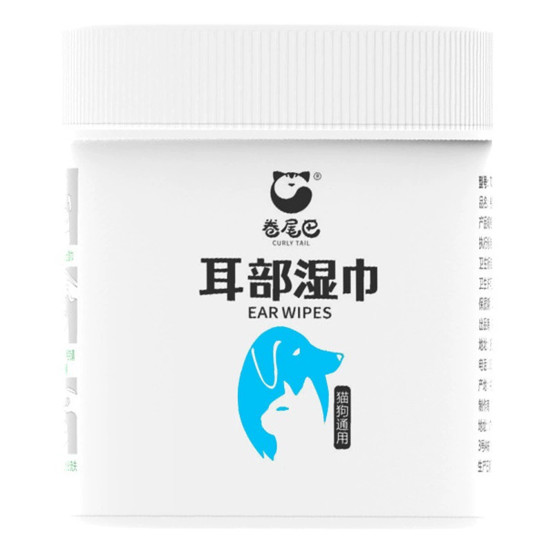 Салфетки для удаления ушной серы для домашних животных 120 Чистые уши Кошек и собак Салфетки для чистки домашних животных Консервированные салфетки для удаления слез