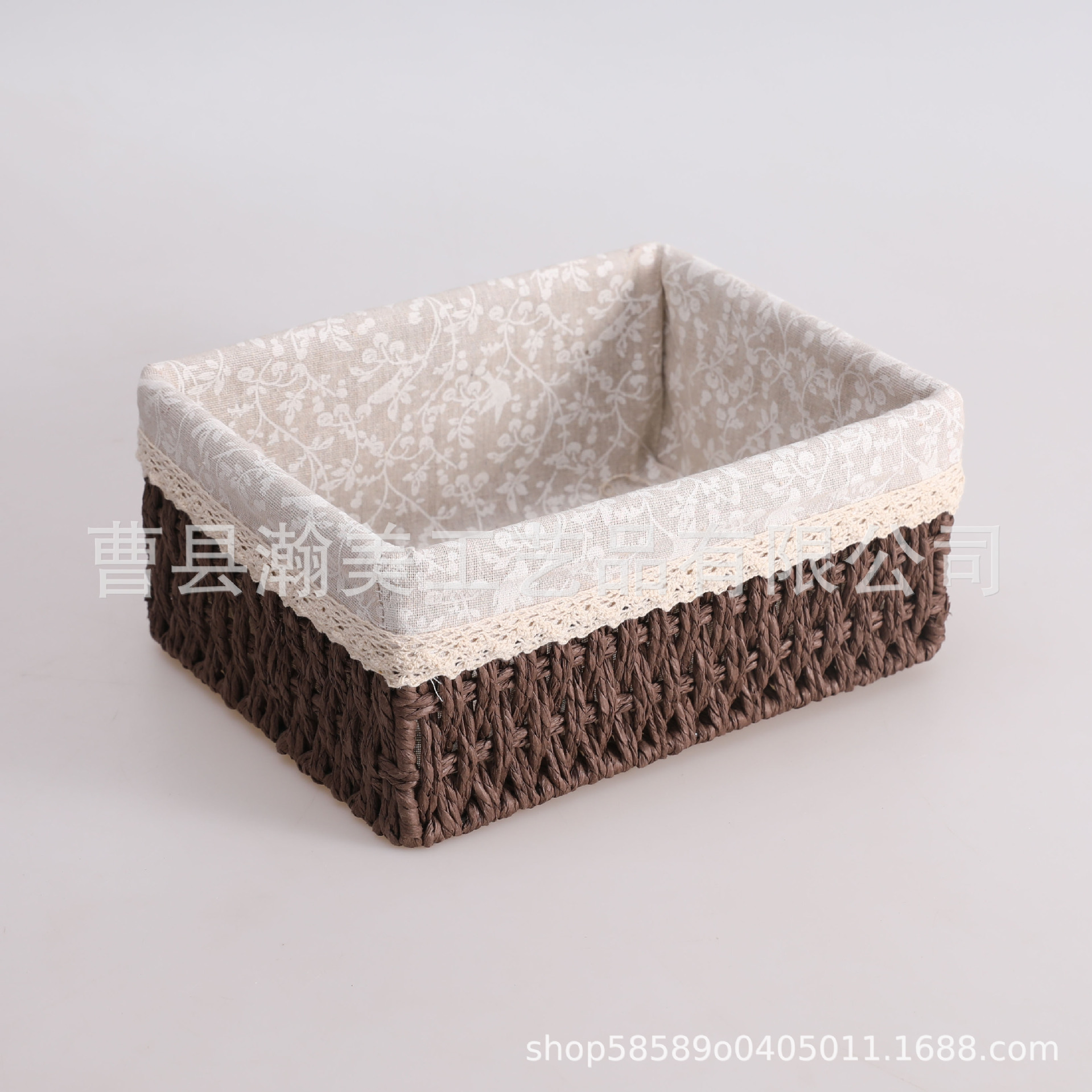 Transfronterizo trenzado cesta de almacenamiento mesa de té caja de almacenamiento bocadillos cosméticos cesta de almacenamiento cajas de almacenamiento trenzadas