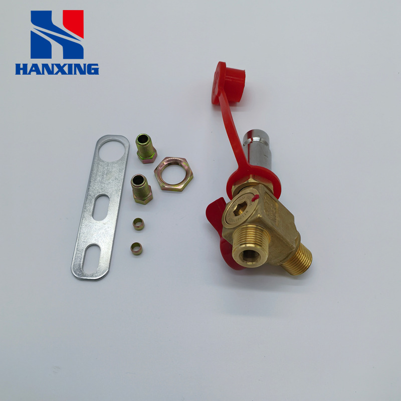 Lpg/Cng Car Oil to Gas Conversion Qft1 One-Way Inflation Valve Gas Valve Switch Gas Car Accessories