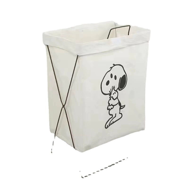 Folding Laundry Basket, Collapsible Storage Bin, Fabric Hamper with/without Cover, Multiple Prints