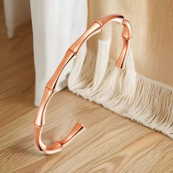 14-B-9 rose gold C-shaped bracelet