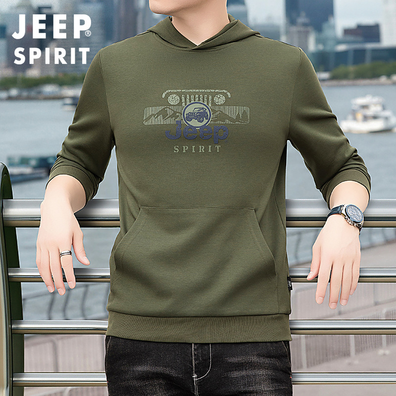 Jeep Casual 2025 Autumn Outdoor Sports Casual Loose Large Size Hooded Jeep Pattern Long-Sleeved Sweatshirt 5813 Jeep Casual 2025 Autumn Outdoor Sports Casual Loose Large Size Hooded Jeep Pattern Long-Sleeved Sweatshirt 5813