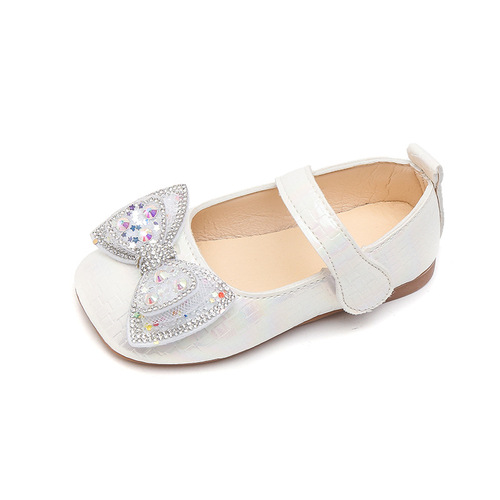 Girls 'shoes spring and autumn students' children's baby small leather shoes princess single-layer shoes soft soles for middle and small children