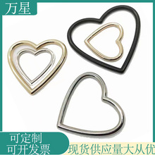 批发合金爱心扣金属心形腰带扣女装皮带扣桃心腰带调节扣