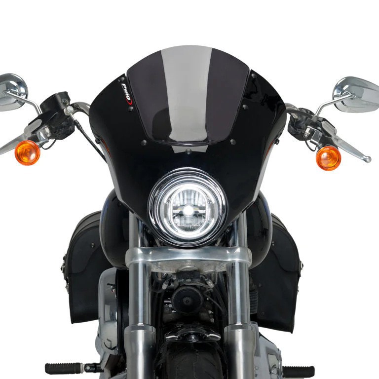 Suitable for Harley 883 1200 soft tail Luwei Dana Street Fighter XG750 modified hood windshield deflector