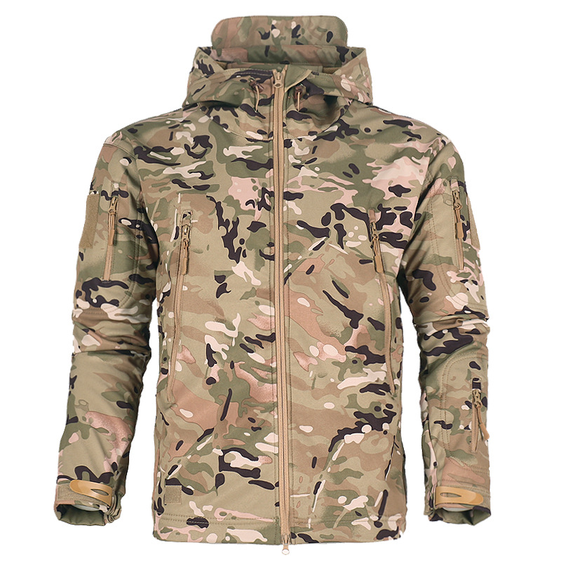 Chaqueta Softshell Térmica para Hombre de Nylon, Cortavientos e Impermeable para Deportes al Aire Libre y Senderismo image 10