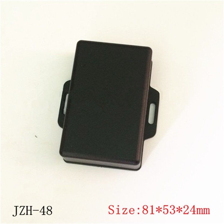 新款带耳电子接线盒塑料塑胶外壳电源盒81*53*24mm 电子仪表外