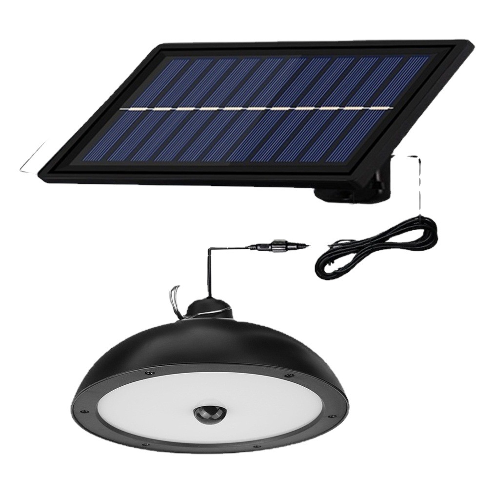 Nueva lámpara solar LED de interior brillante al aire libre de doble cabeza impermeable lámpara de comedor Super brillante retro bombilla de la lámpara