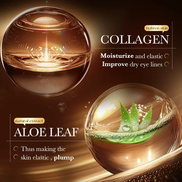 Cross-Border Boxed Eye Mask 80Pcs/100G Poisonous Peptide Seaweed Moisturizing and Smoothing Eye Mask Foreign Trade Skin Care Products Wholesale