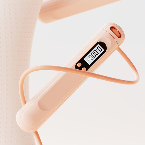 Wholesale adjustable jump rope for adults, smart counting sports equipment, weighted skipping rope without ropes