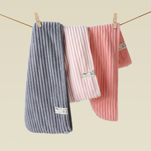 Super Absorbent Dry Shampoo Hat, Quick-Drying Turban for Washing Hair, Cute Women and Children's Long Hair Head Towel, Hair Wiping Gadget