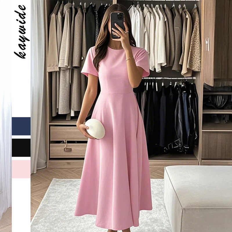 Di Yun Cross-Border European and American Evening Dress Elegant Short-Sleeve Long Dress Women's Clothing 2026 Autumn and Winter Amazon Independent Site Di Yun Cross-Border European and American Evening Dress Elegant Short-Sleeve Long Dress Women's Clothing 2026 Autumn and Winter Amazon Independent Site
