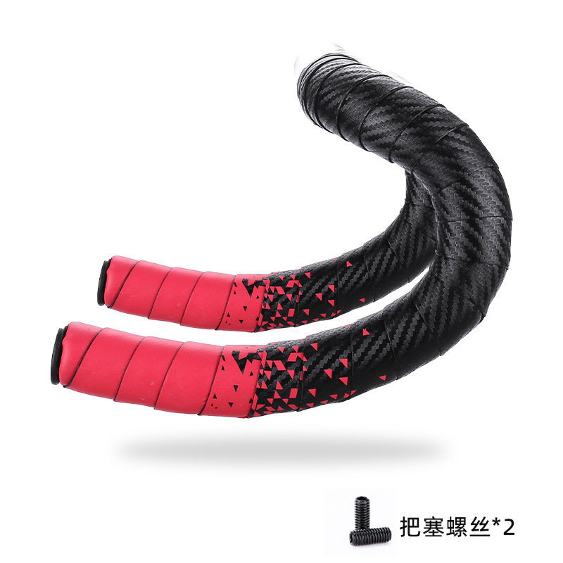 YUUISD bicicleta de carretera correa de la manija de la correa de flexión de la bicicleta muerta volando gradiente de color cómodo transpirable correa de la manija