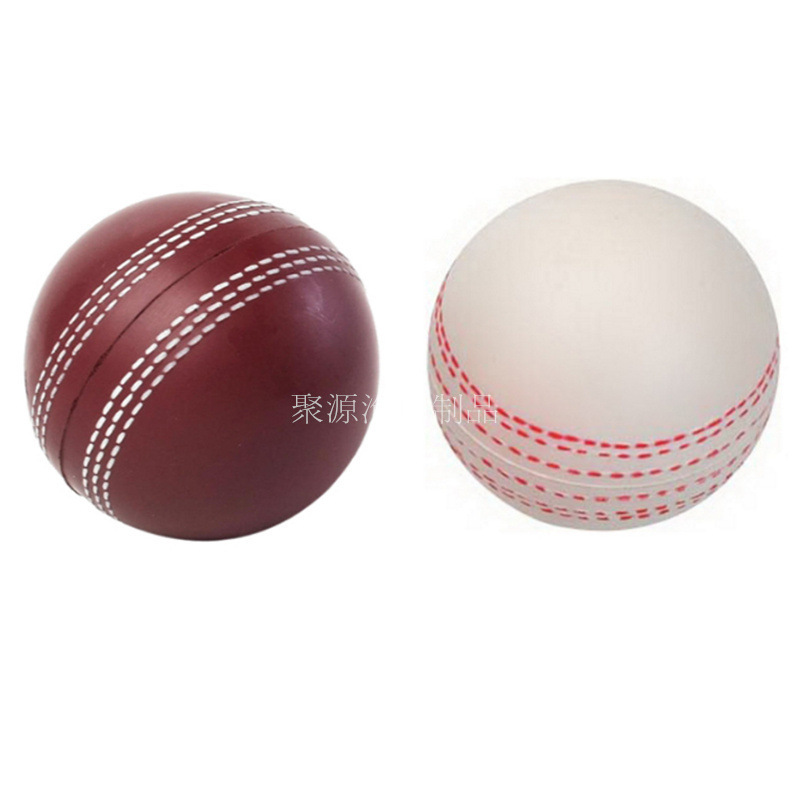pu decompression foam board ball student training soft foam toy polyurethane solid decompression cricket printable logo