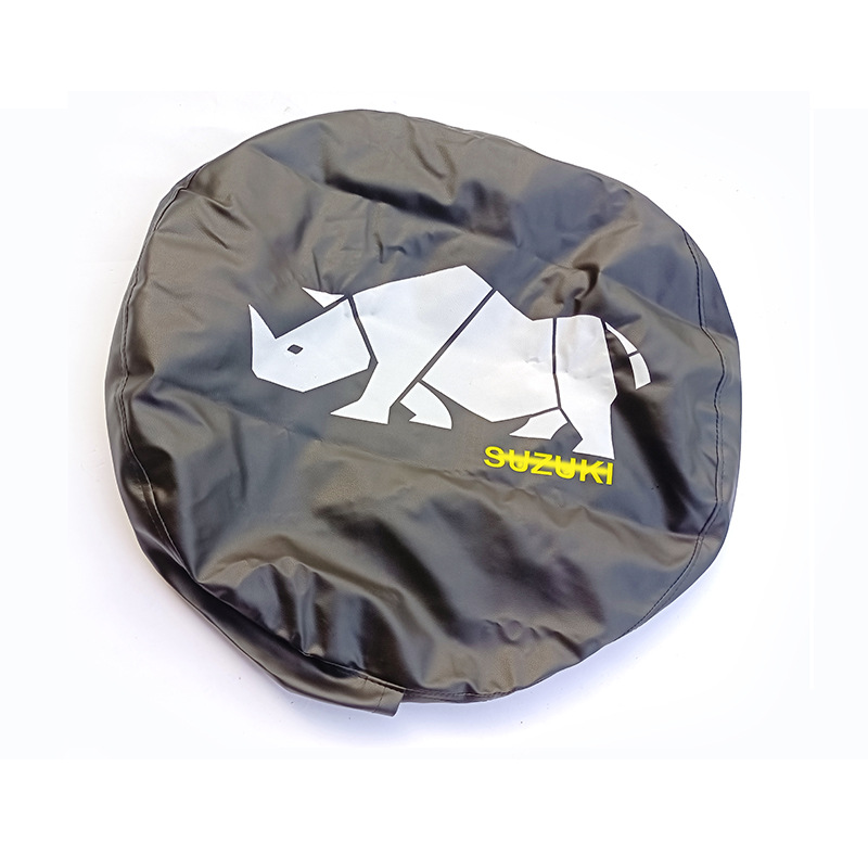 Jimny Spare Tire Cover for Trailers and Rvs, Thickened Pvc Leather, Sunproof and Dustproof, Universal Tire Protection