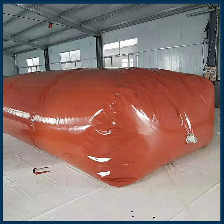 Qiyuan Теплопоглощающий красный грязевой биогаз мешок из ПВХ материал для хранения подушки безопасности брожения