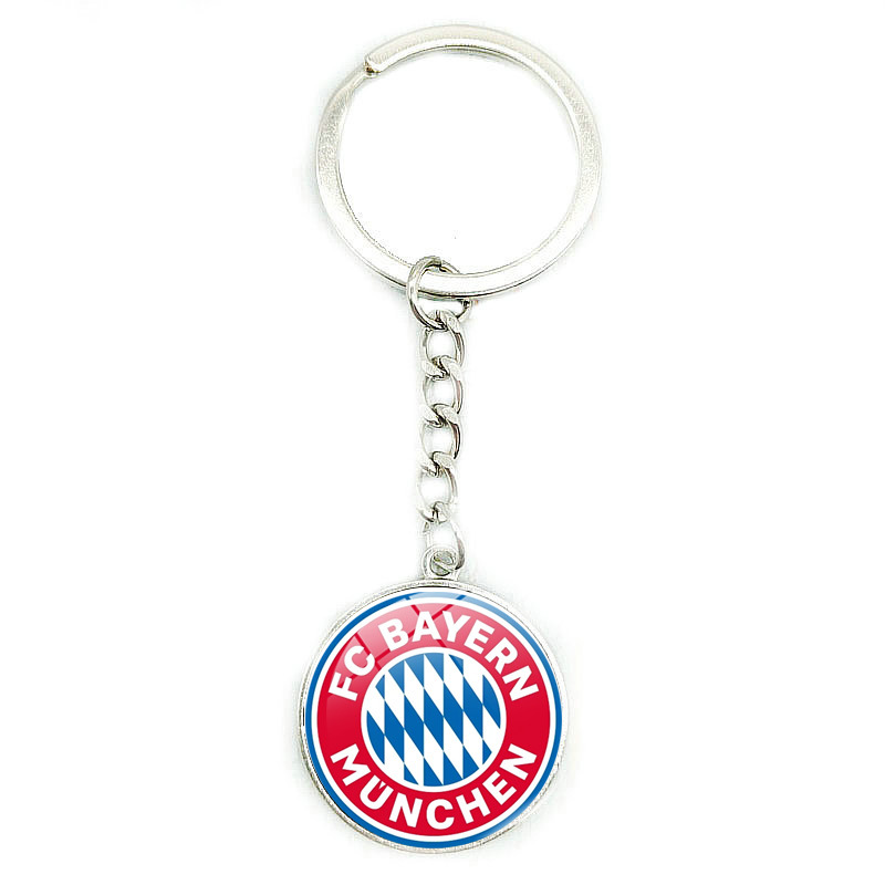 Serie A La Liga Bundesliga Premier League Ligue 1 Equipo de fútbol Emblema Tiempo Gema Llavero Colgante de coche Producción del equipo