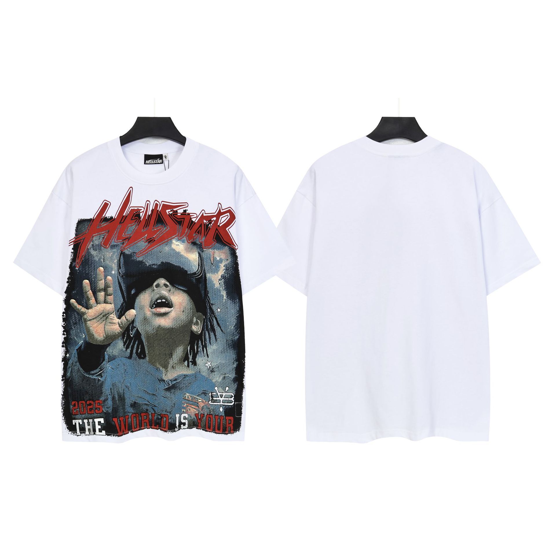 Hellstar T-shirt The World Is Yours Graphic White