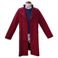 Charlie and the Chocolate Factory Cosplay Costume Willy Wonka Child Adult Full Set with Hat Cosplay