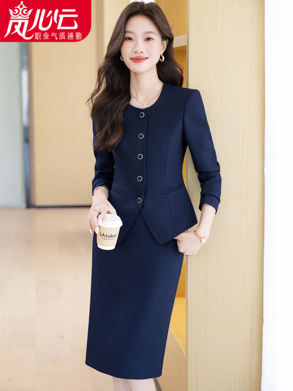 高级感西装套装优雅2025新款秋气质时尚大气减龄收腰显瘦套装8526|undefined