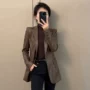 修身新款秋冬气质皮衣