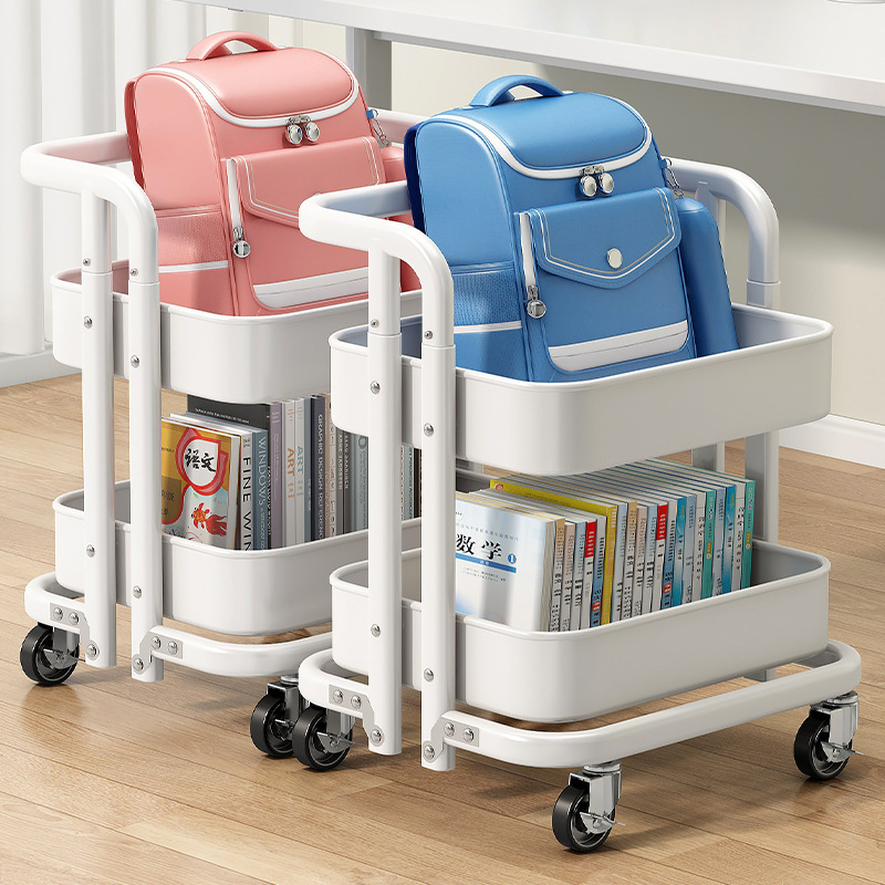 Office Under-Desk Schoolbag Storage Rack Home Study Classroom Storage Rack Dormitory Snack Push Silent