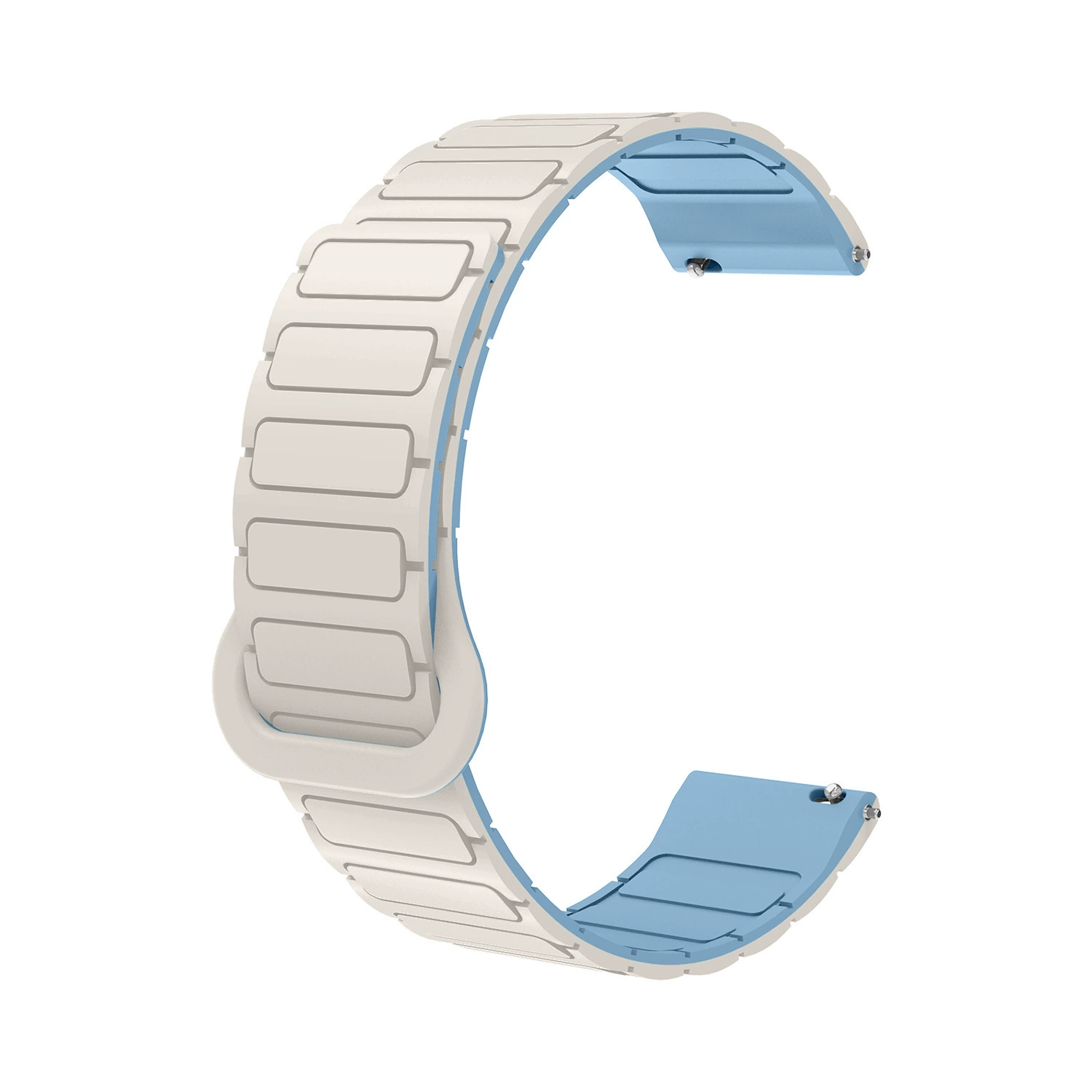 Подходит для Samsung/Huawei/Huami/Garmin/Loop I-образный магнитный силиконовый ремешок 12/18/20/22 мм