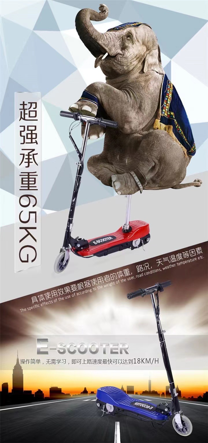 Source Factory Supply Foldableing Electric Scooter Adult Mini Convenient Scooter Kids Scooter Wholesale