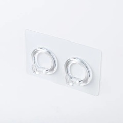 Home Kitchen Storage Invisible Hooks Transparent No-Drill Weight-Bearing Adhesive Cup Hook Invisible Sticky Wall Strong Adhesive