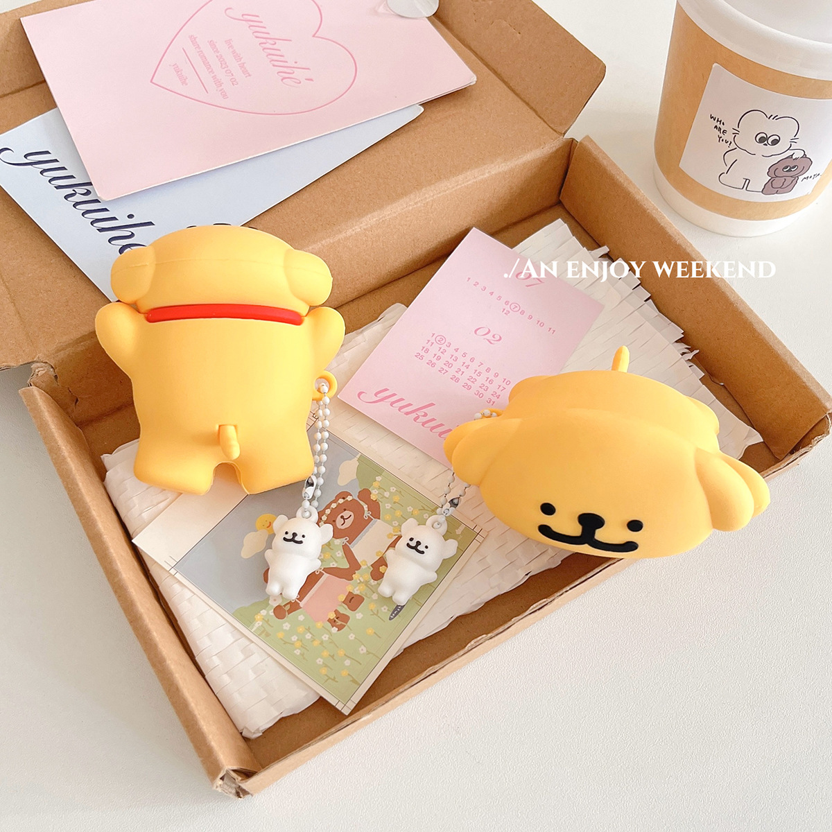 Adorable cachorro Airpods pro cubierta de Apple 3 generación auriculares Bluetooth inalámbricos caída