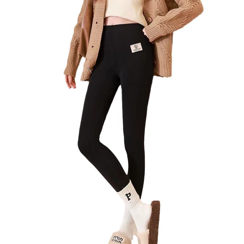 300g nuevo producto Tensei Lesser algodón Barbie pantalones cachemira engrosamiento calor regenerativo cintura compuesta leggings