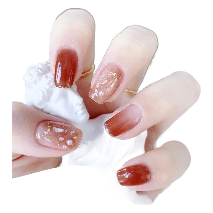 Nuevo Nail Art oro y plata platino color hoja de uñas de seda espejo mágico polvo oro y plata tira de seda oro real oro brillante hoja de oro 6 colores