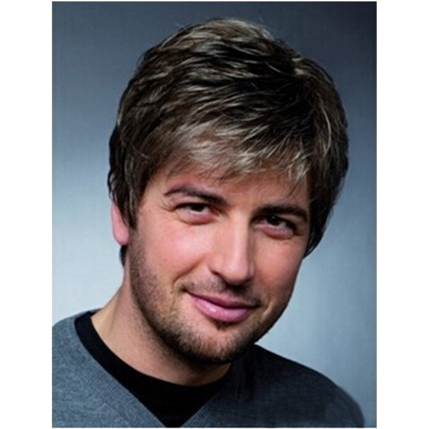 블랙 브라운이 섞인 라이트 골드