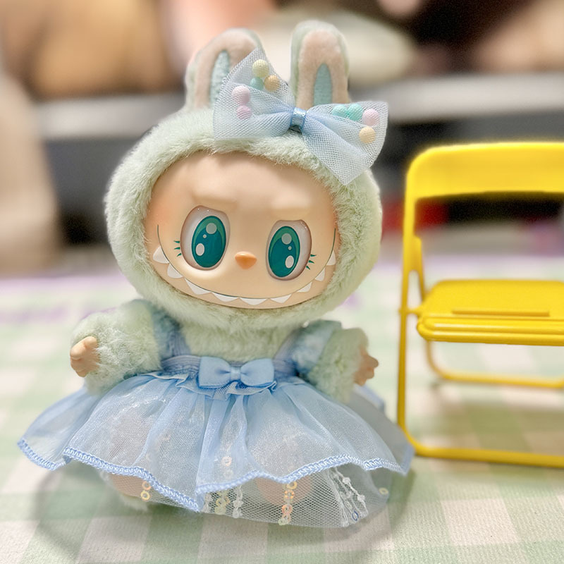 服のみ】第二世代ブラインドボックス ラブブ服 エポキシ樹脂製顔飾り ラブブ シットシットパーティーシリーズ ベビー服 可愛い|undefined