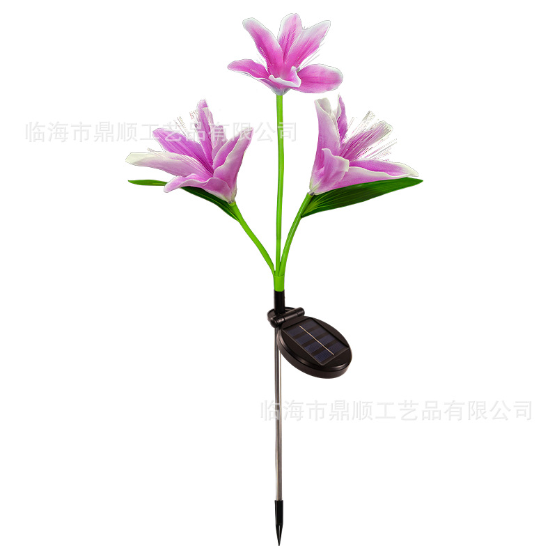 (광섬유) 3구 보라색