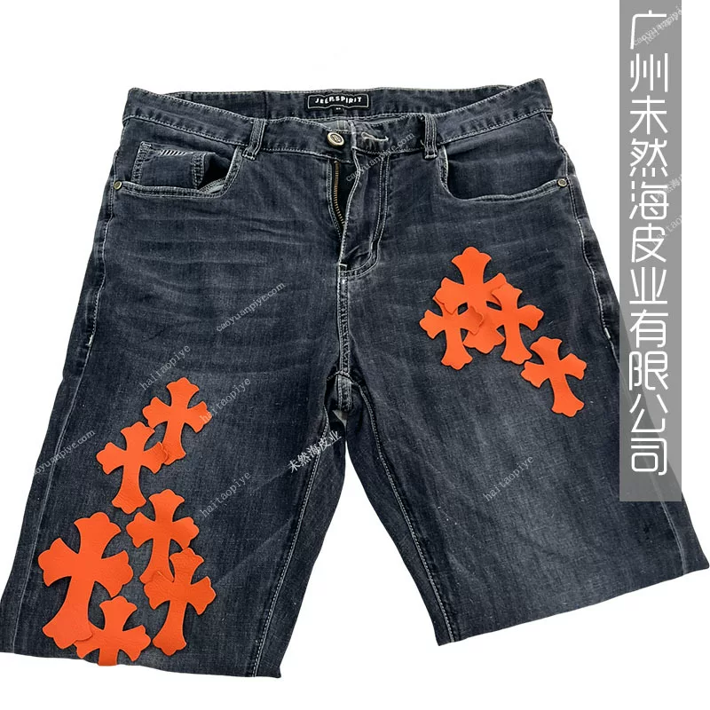 Оранжевый набор кроссовок Patch CH Crowe Trendy Brand Jeans 100% пара Diy