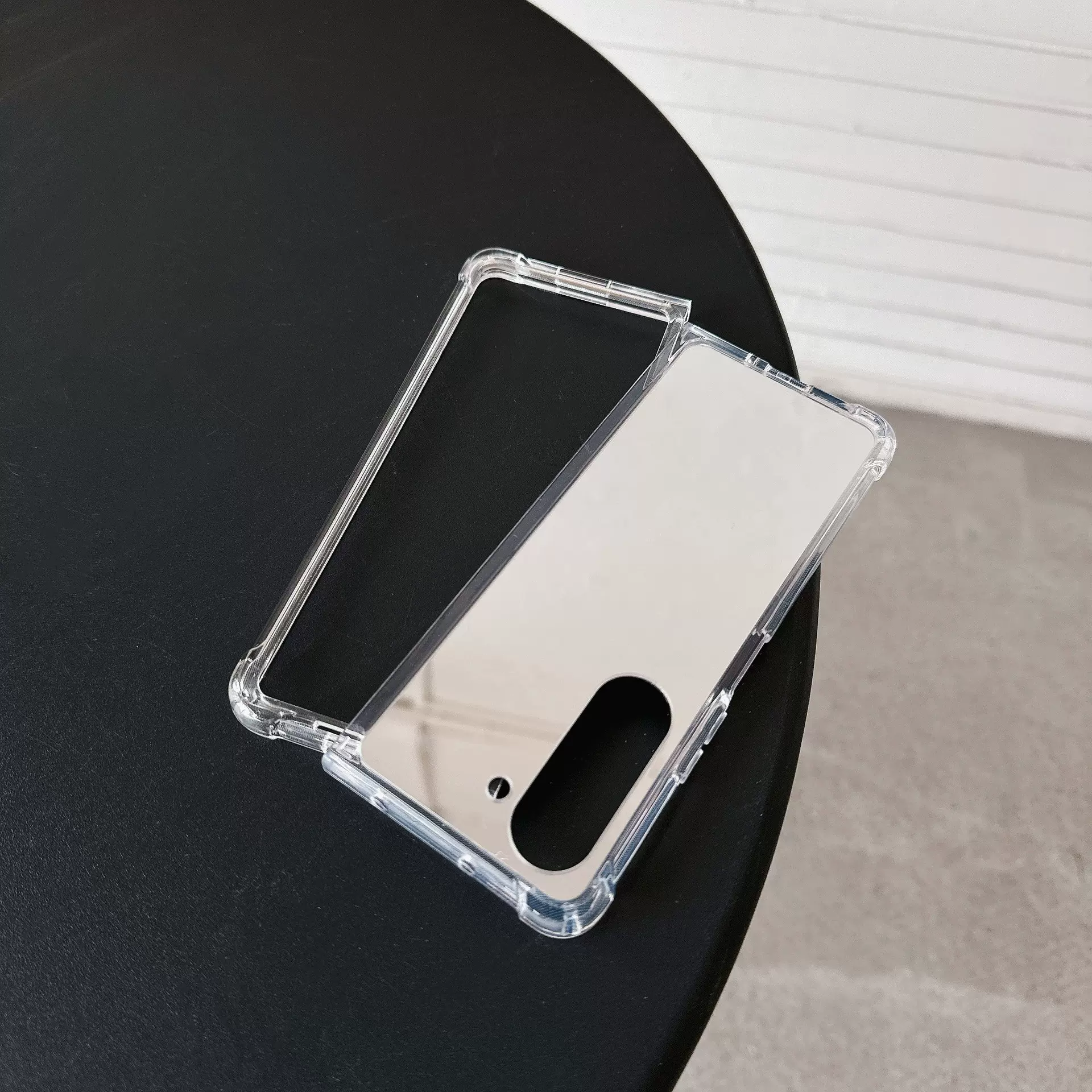 适用三星zfold6手机壳亚克力镜面折叠屏zfold7保护套全包透明防摔