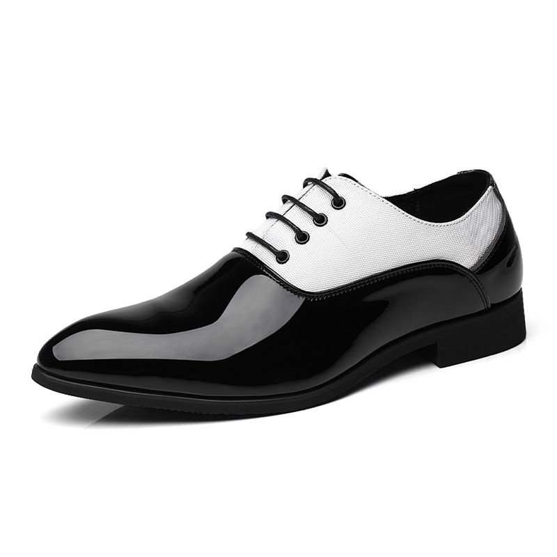 Business dress pointed shoes Casual shoes for men_vogvips.com