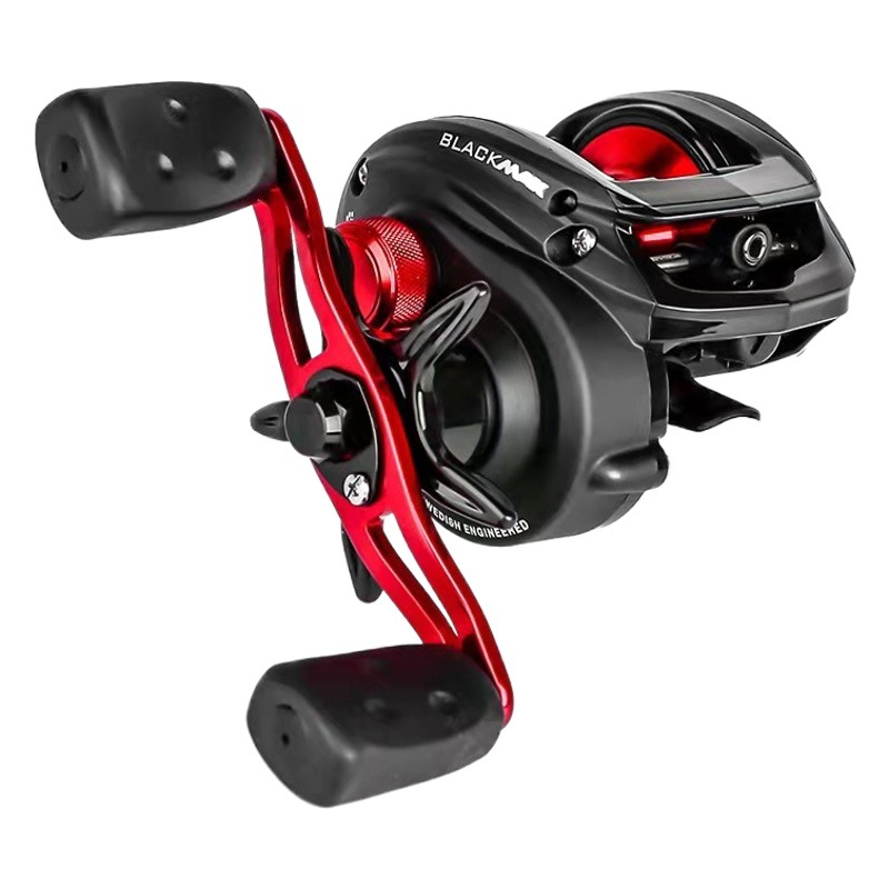 Popular transfronterizo Luya línea antiexplosión rueda de gota de agua BMAX3 ultraligera 8kg fácil de agarrar negro gigante pesca en el mar de largo alcance