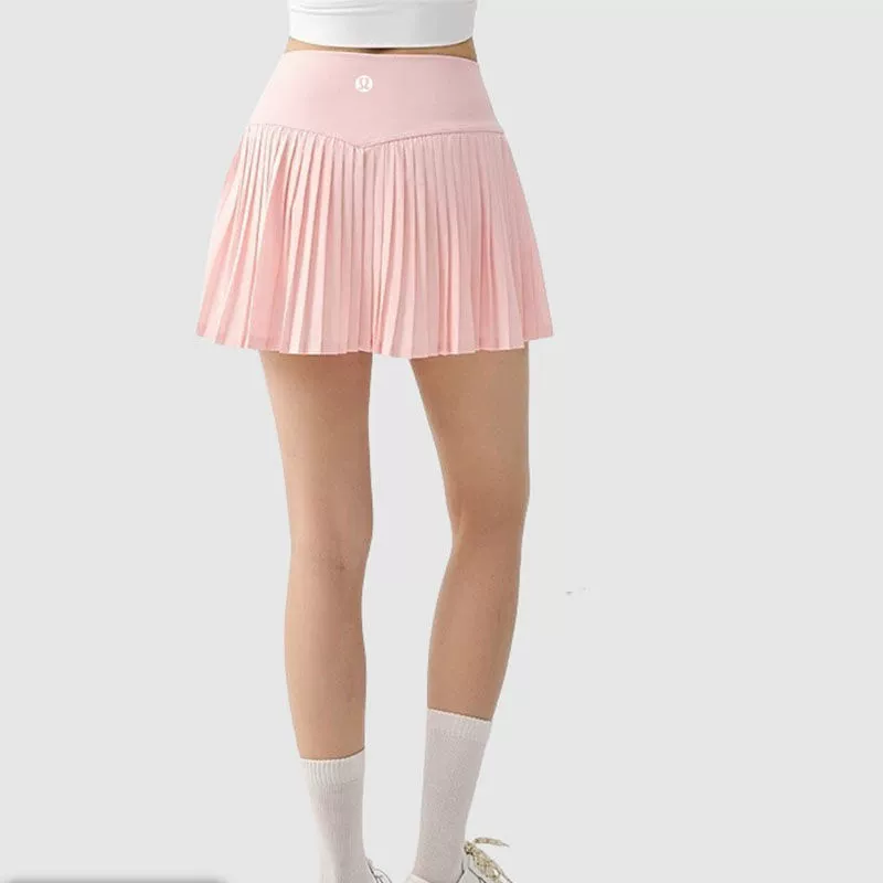 Женская утягивающая юбка для йоги с высокой талией, высокоэластичная спортивная теннисная юбка с защитой от воздействия с карманами, юбка для фитнеса