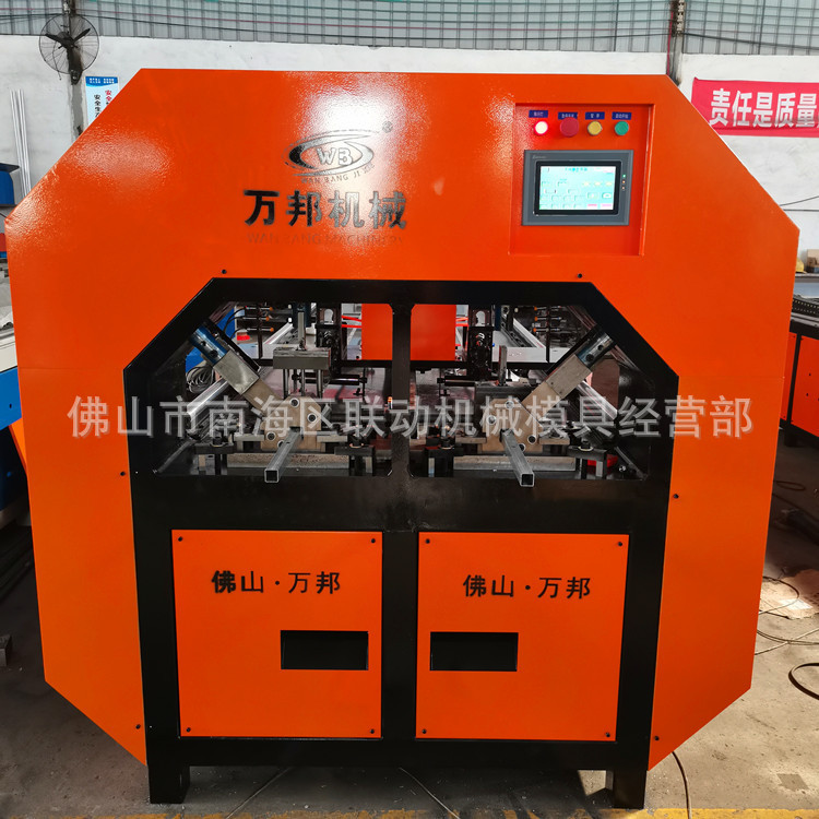 全自动方钢爬架数控冲孔机方管新款上市液压泵