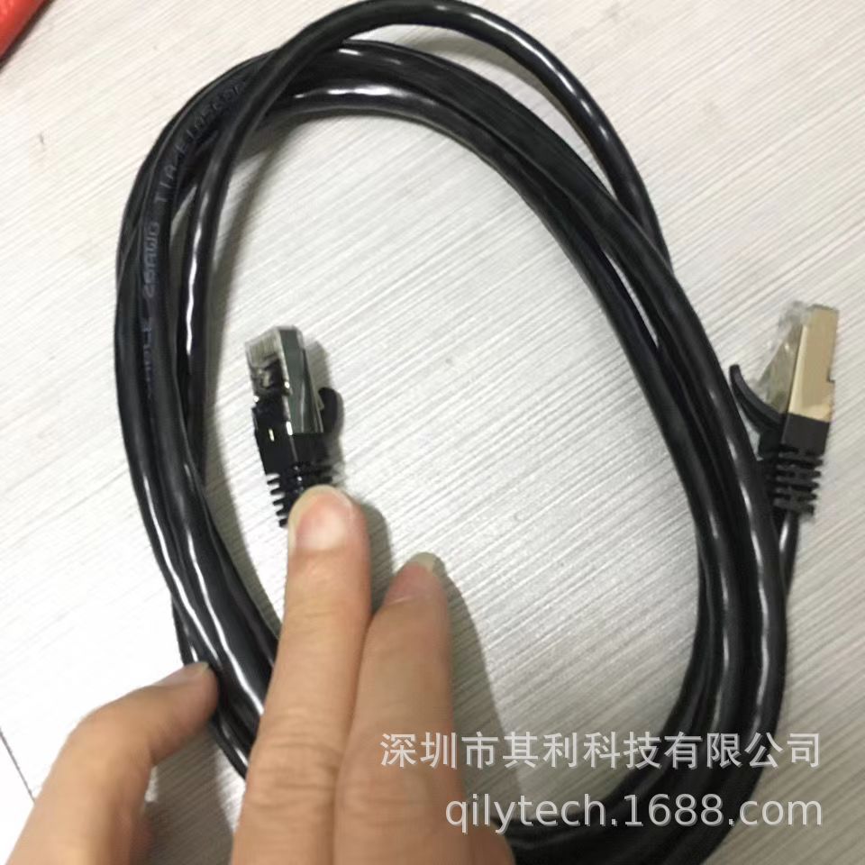 通用变频器面板延长线  RJ45  8芯直通 操作盘外拉数据信号连接线