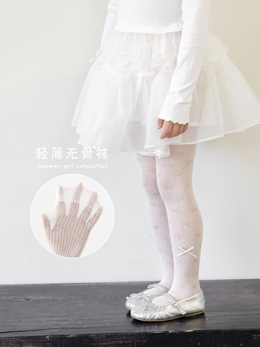 Children's summer thin base tights girl's