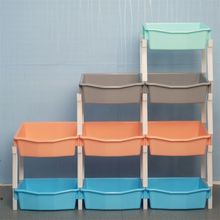 儿童玩具收纳架多层置物架宝宝书架绘本架整理架子大容量收纳柜