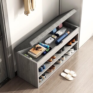 Shoe-Changing Bench for Home Entrance, Shoe Rack with Seat, Integrated Shoe Cabinet and Bench, New Storage Entryway Long Shoe Bench