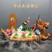 龙舟船火锅店特大号特色干冰意境牛肉异形盘造型商用树脂创意餐具