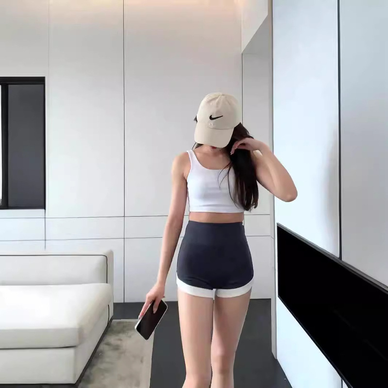 Three-point Shark Pants Women's Summer Thin Stitching Contrast Color Safety Pants Women's Anti-walking Outer Wear No Embarrassment Line Base Shorts