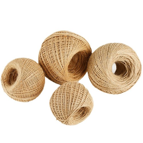 Hemp rope and thread DIY material, rough handmade weaving grid photo wall decoration, net tag, binding rope