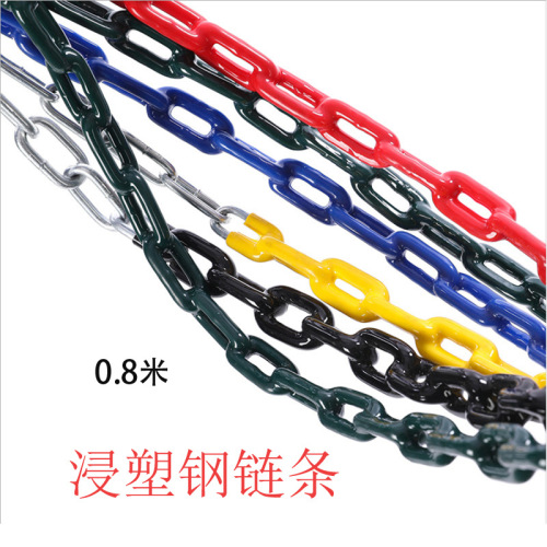 Specialized Extended Chain Swing Accessory Kit with Plastic Chain and Rope for Outdoor Toys, Hanging, Dipped Plastic Steel Chain Rocking Chair and Cradle